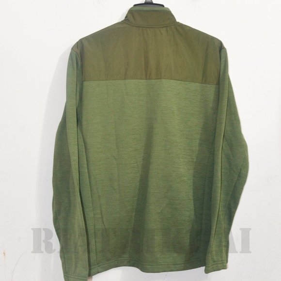 Green NWT Orvis men's bonded mesh fleece full zip jacket - Picture 7 of 7